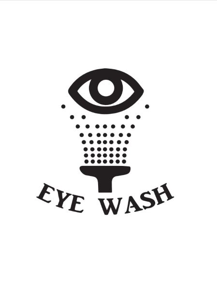 eye wash printable sign preview