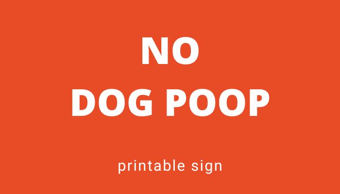 no dog poop featured image