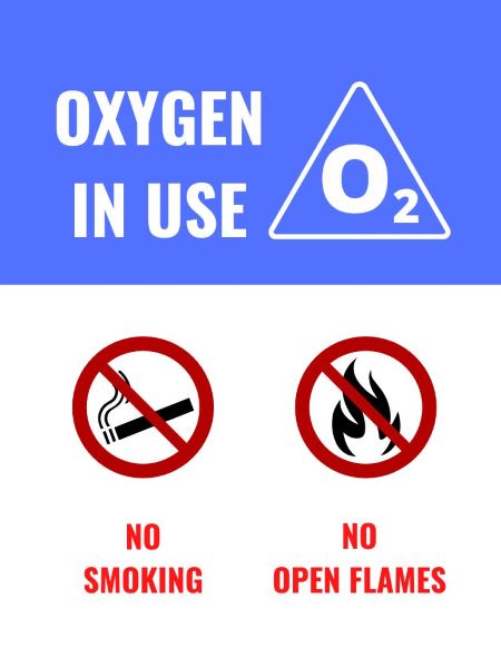 oxygen in use sign preview