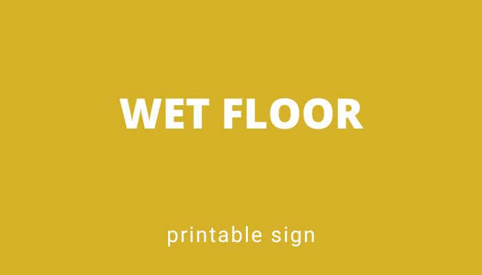 wet floor featured image